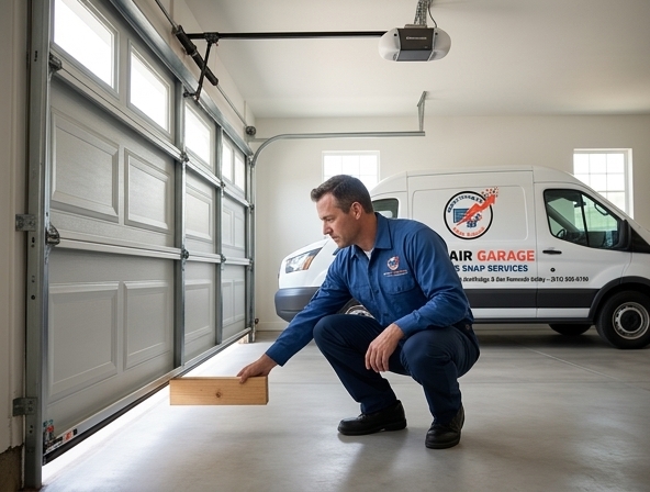 Garage Door Safety Check in Northridge