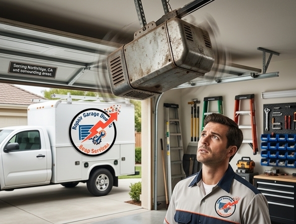 Troubleshooting Noisy Garage Door Opener in Northridge
